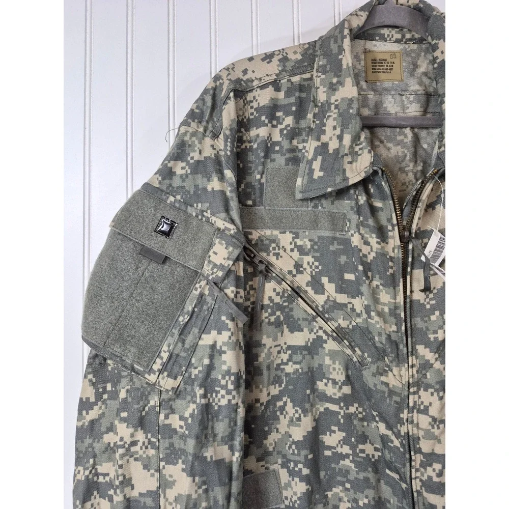 NEW US Military Mens UCP Digital Camo Flight Suit Coveralls Large Regular